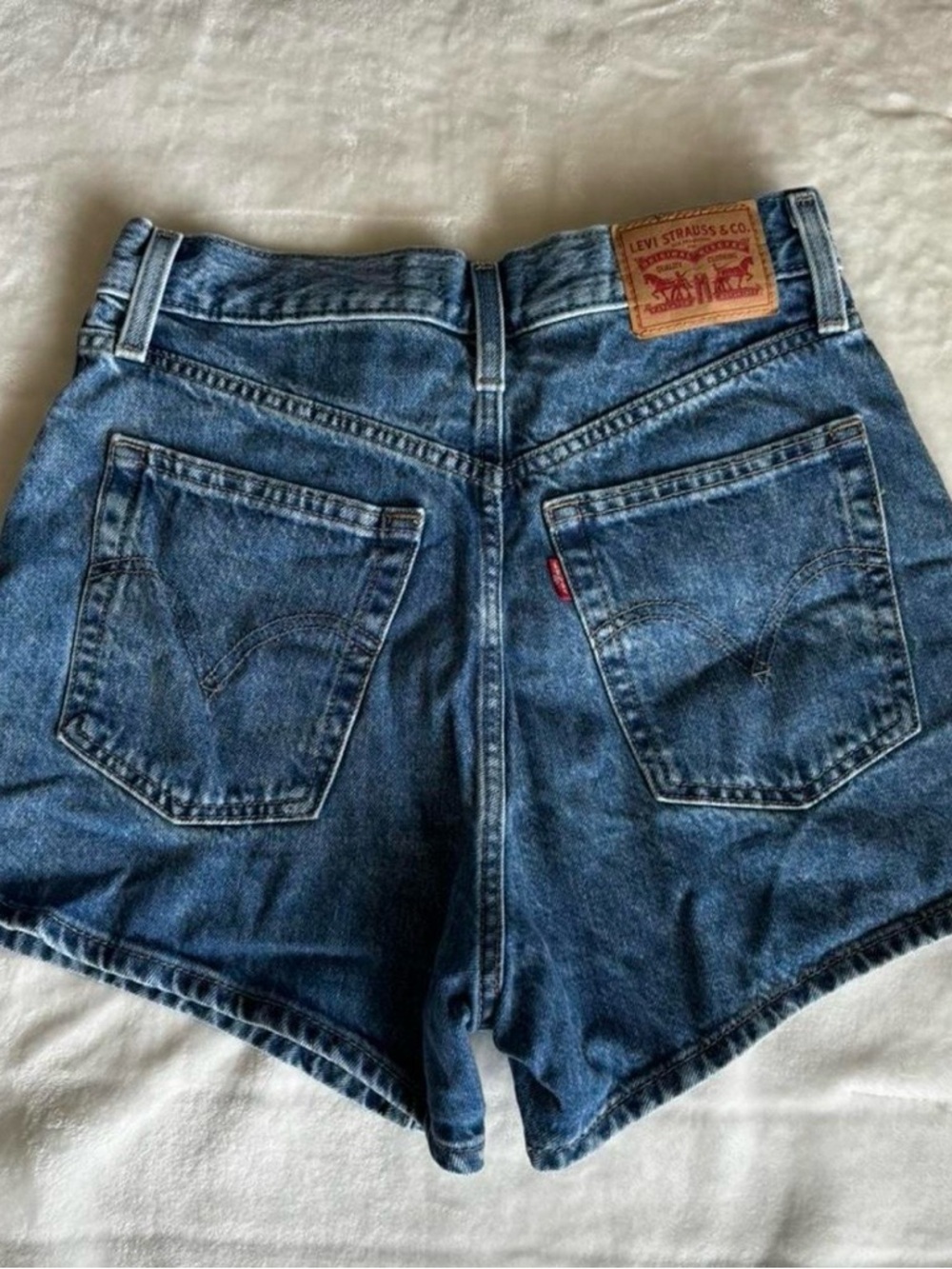 Levi's Vintage Blue High-Rise Denim Shorts